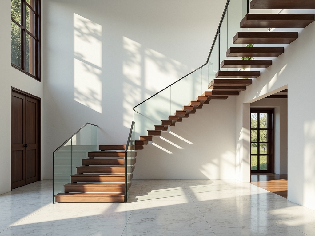 Floating staircase